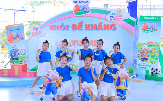 Vinamilk hưởng ứng ngày sữa thế giới và quốc tế thiếu nhi với nhiều hoạt động thú vị
