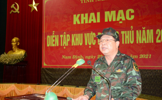 Nam Định xây dựng nền quốc phòng toàn dân vững mạnh, toàn diện