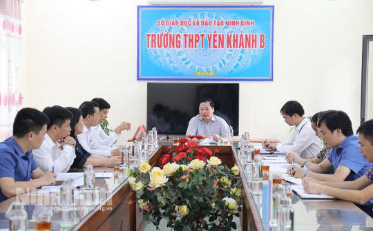 Ninh Bình: Kiểm tra công tác chuẩn bị thi vào lớp 10 THPT năm học 2022-2023