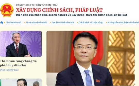 Ra mắt Chuyên trang 'Xây dựng chính sách, pháp luật'