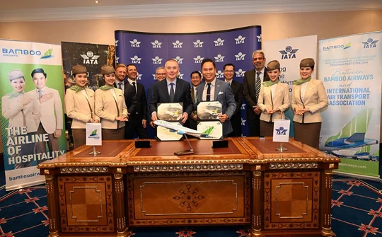 Bamboo Airways ký kết với IATA cam kết bảo vệ môi trường, phát triển bền vững