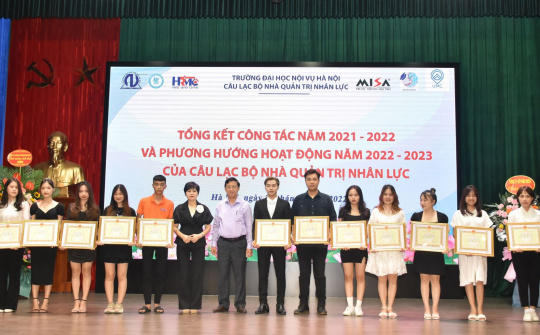 Câu lạc bộ Nhà quản trị nhân lực sân chơi thực tế bổ ích cho sinh viên