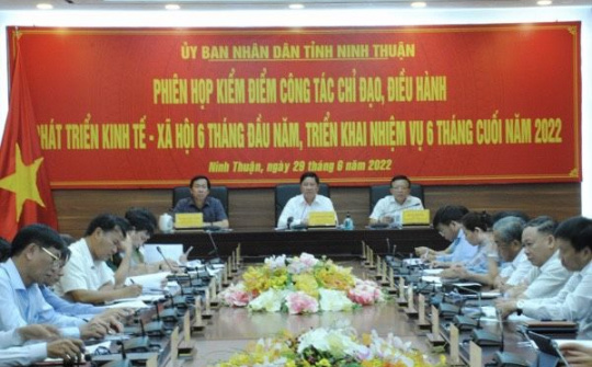 UBND tỉnh Ninh Thuận triển khai nhiệm vụ trọng tâm 6 tháng cuối năm