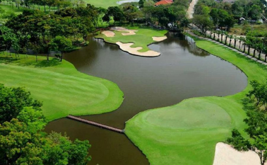 Hình bóng bầu Thuỵ tại dự án Khu du lịch sinh thái, sân golf ở Thanh Hóa