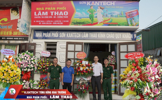 Hãng sơn Kantech: Khai trương Nhà phân phối Lâm Thao - Quỳnh Phụ