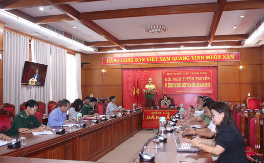 Hội nghị tuyên truyền về công tác biên giới trên đất liền năm 2022