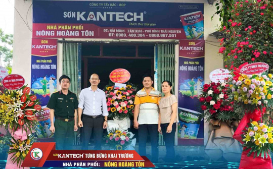 Hãng sơn Kantech: Khai trương Nhà phân phối Nông Hoàng Tôn - Thái Nguyên