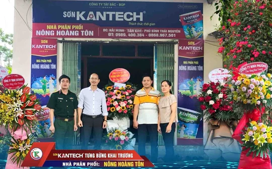 Hãng sơn Kantech: Khai trương Nhà phân phối Nông Hoàng Tôn - Thái Nguyên