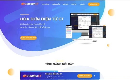 Hệ thống Hóa đơn điện tử CT của Bộ Công Thương đã được cho phép cung cấp dịch vụ
