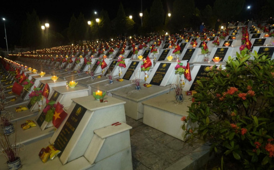 Đại lễ Cầu siêu các anh Anh hùng liệt sỹ tại Nghĩa Trang Liệt sỹ Quốc gia Vị Xuyên