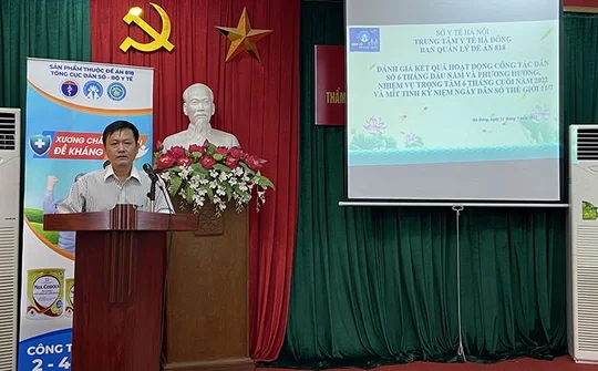 Trung tâm Y tế Hà Đông: Kỷ niệm Ngày Dân số thế giới và Truyền thông CSSK theo Đề án 818