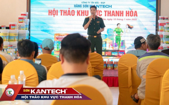 Sơn Kantech: Tổ chức Hội thảo khu vực Thanh Hóa