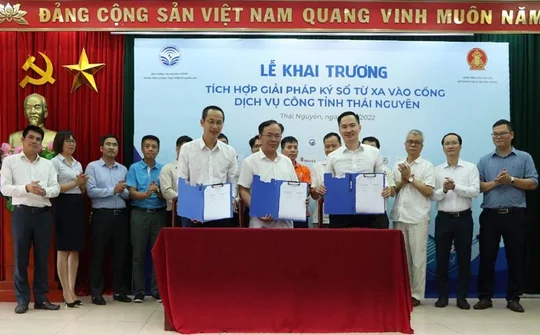 Thái Nguyên tích hợp giải pháp ký số từ xa vào cổng dịch vụ công