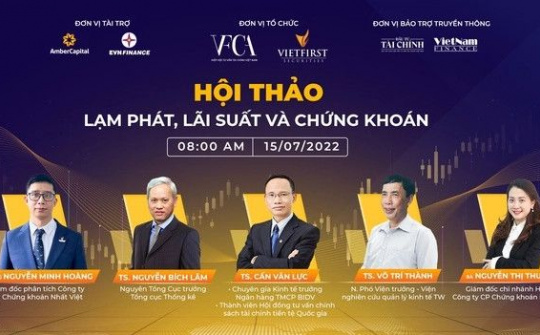 VFCA và VFS tổ chức hội thảo “Lạm phát, lãi suất và chứng khoán”