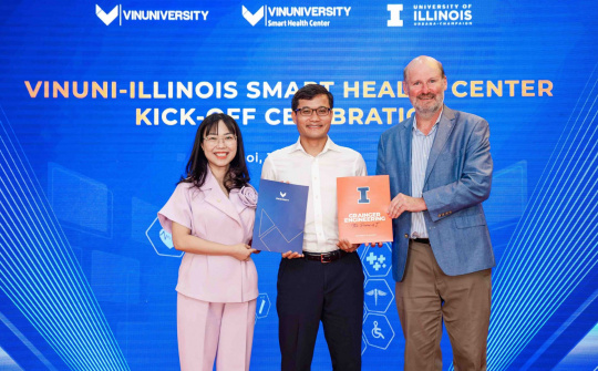 Ra mắt “trung tâm nghiên cứu sức khoẻ thông minh” tại đại học Vinuni