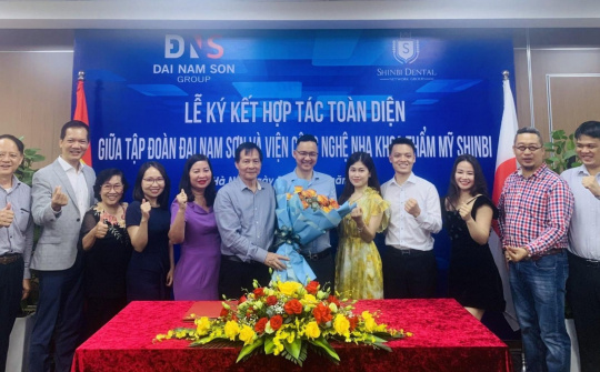 Đại Nam Sơn Group và Viện Công nghệ Nha khoa thẩm mỹ Shinbi ký kết hợp tác