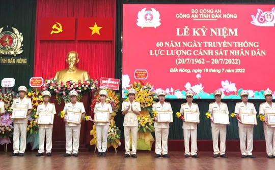 Đắk Nông kỷ niệm 60 năm Ngày truyền thống lực lượng Cảnh sát nhân dân