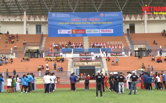 Khai mạc Giải vô địch Điền kinh các nhóm trẻ quốc gia năm 2022