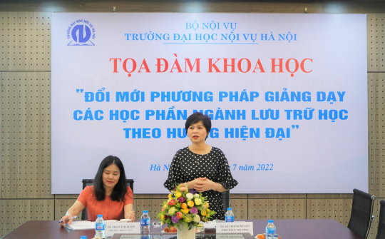 Phương pháp giảng dạy ngành Lưu trữ học theo hướng hiện đại