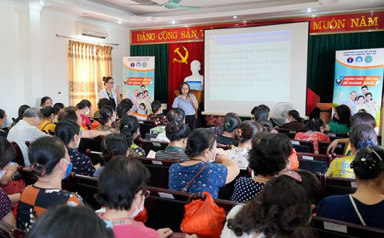 Tập huấn chăm sóc sức khoẻ người cao tuổi và truyền thông Đề án 818