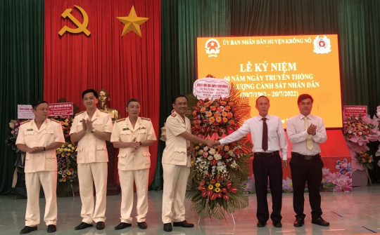 Huyện Krông Nô kỷ niệm 60 năm ngày truyền thống lực lượng CSND