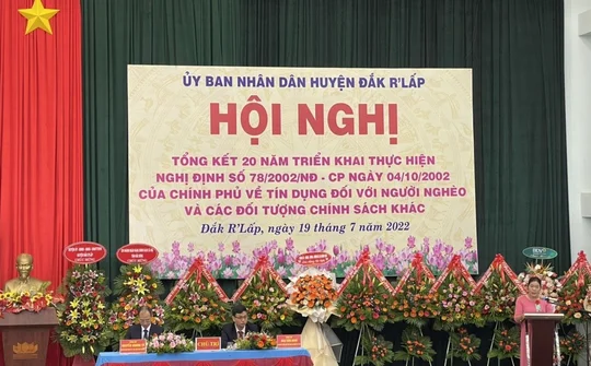 NHCSXH huyện Đắk R’Lấp: 20 năm đồng hành cùng người nghèo và đối tượng chính sách