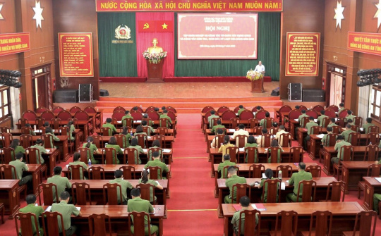 Công an Đắk Nông tập huấn nghiệp vụ công tác xây dựng Đảng