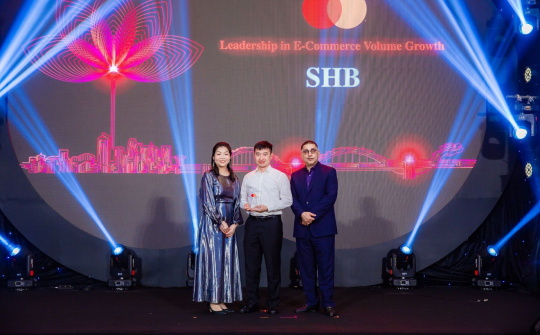 SHB tiếp tục dẫn đầu thị trường về tốc độ tăng trưởng giao dịch thanh toán online thẻ Mastercard