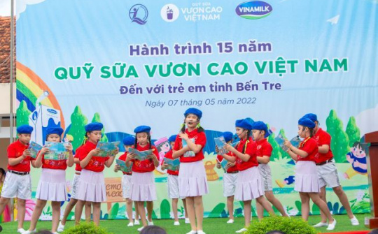 Vinamilk và Quỹ sữa Vươn cao Việt Nam tổ chức nhiều hoạt động đồng hành nhân dịp 15 năm thành lập