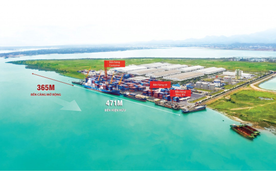 THACO đầu tư bến cảng 5 vạn tấn tạo đà phát triển dịch vụ Logistics tại miền Trung