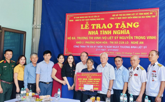 Hội hỗ trợ gia đình Liệt sỹ tỉnh Nghệ An: 7 năm gắn kết và lan tỏa yêu thương