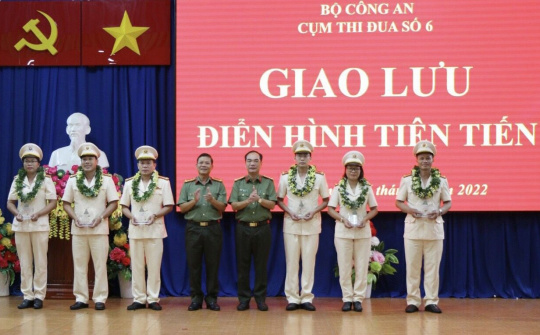 Cụm thi đua số 6, Bộ Công an sơ kết phong trào thi đua “Vì an ninh Tổ quốc”