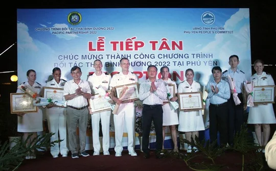 Phú Yên: Tổ chức lễ tiếp tân chúc mừng đoàn Đối tác Thái Bình Dương 2022