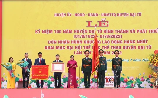 Đại Từ, Thái Nguyên: Kỷ niệm 100 năm hình thành và phát triển