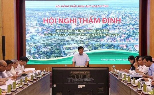 Thông qua hồ sơ Quy hoạch tỉnh Thái Nguyên thời kỳ 2021-2030, tầm nhìn 2050
