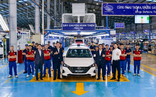 Hyundai Thành Công xuất xưởng chiếc Accent thứ 85.000 tại nhà máy Ninh Bình