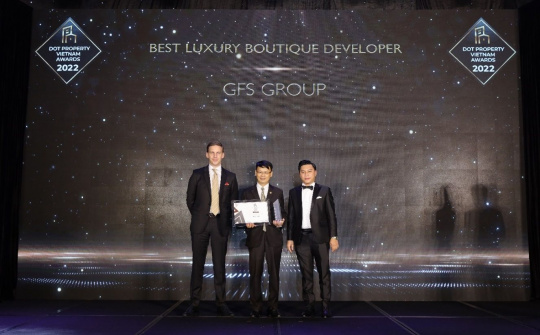 Tập đoàn GFS chiến thắng trong hạng mục Best Luxury Boutique Developer 2022