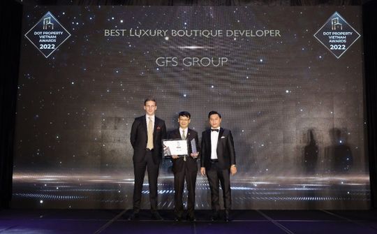 Tập đoàn GFS chiến thắng trong hạng mục Best Luxury Boutique Developer 2022