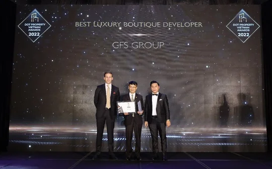 Tập đoàn GFS chiến thắng trong hạng mục Best Luxury Boutique Developer 2022