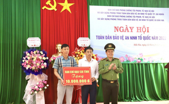 Sôi nổi Ngày hội toàn dân bảo vệ ANTQ ở Đắk Nông