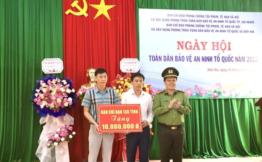 Sôi nổi Ngày hội toàn dân bảo vệ ANTQ ở Đắk Nông