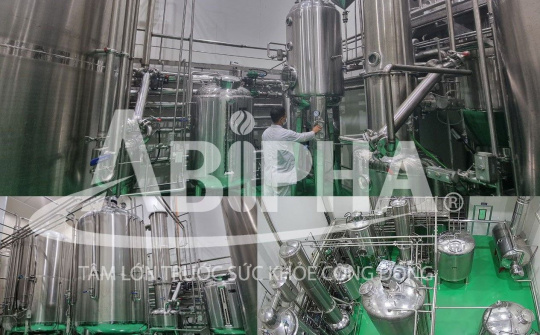 CNC Abipha – Đẩy mạnh ứng dụng công nghệ cao trong chiết xuất cao dược liệu