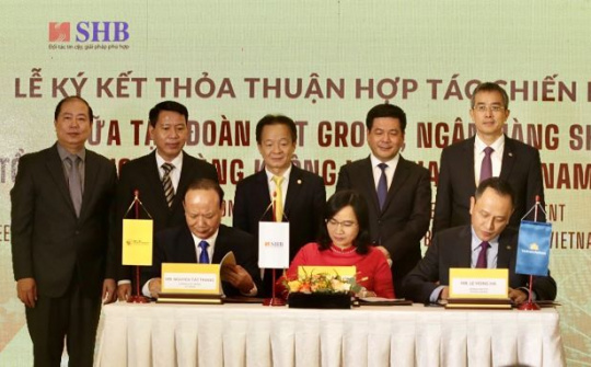 T&T Group, SHB hợp tác chiến lược với Vietnam Airlines và Đường sắt Việt Nam