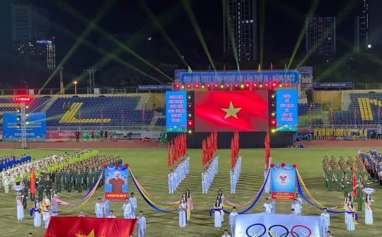 Trang trọng và sôi nổi Lễ khai mạc Đại hội Thể dục Thể thao tỉnh Nghệ An năm 2022