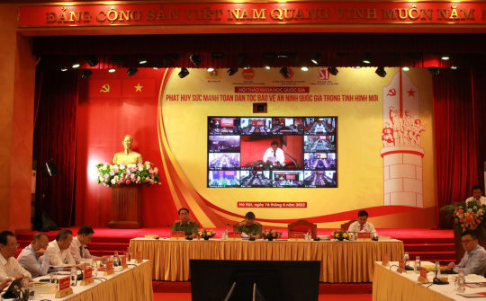 Hội thảo khoa học quốc gia “Phát huy sức mạnh toàn dân tộc bảo vệ an ninh quốc gia trong tình hình mới”
