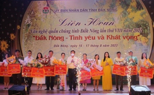 Đắk Nông: Khai mạc Liên hoan văn nghệ quần chúng lần thứ VIII năm 2022