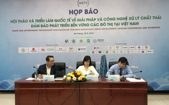 Hội thảo và Triển lãm quốc tế về Giải pháp và Công nghệ XLCT tại các đô thị Việt Nam