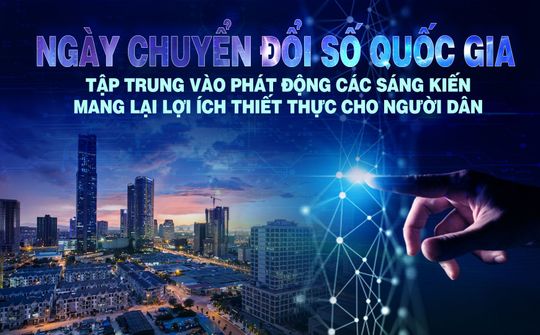 Ngày Chuyển đổi số quốc gia tập trung vào phát động các sáng kiến mang lại lợi ích thiết thực cho người dân