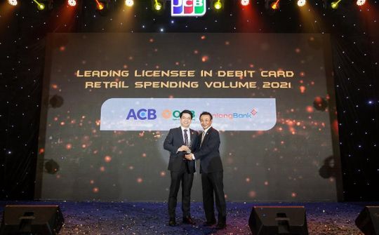 KienlongBank dẫn đầu về tăng trưởng doanh số chi tiêu Thẻ ghi nợ JCB