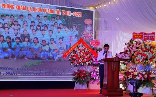 Phòng khám đa khoa Quảng Tây (Ba Vì): Một thập kỉ vì người bệnh